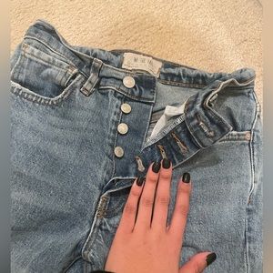 Free People Mid Rise Jeans